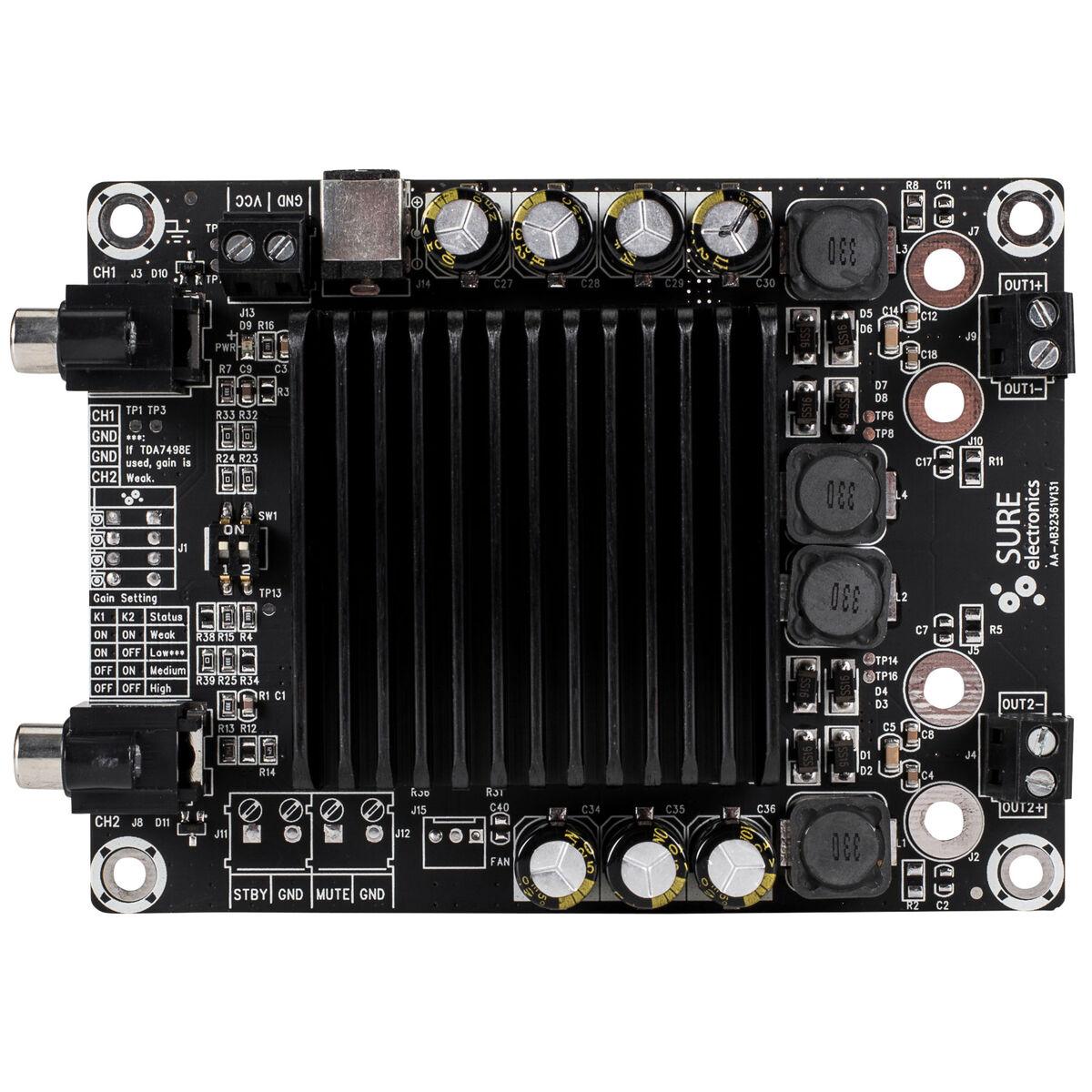 Sure Electronics AA-AB32165 2x25W at 6 Ohm TDA7492 Class-D Audio